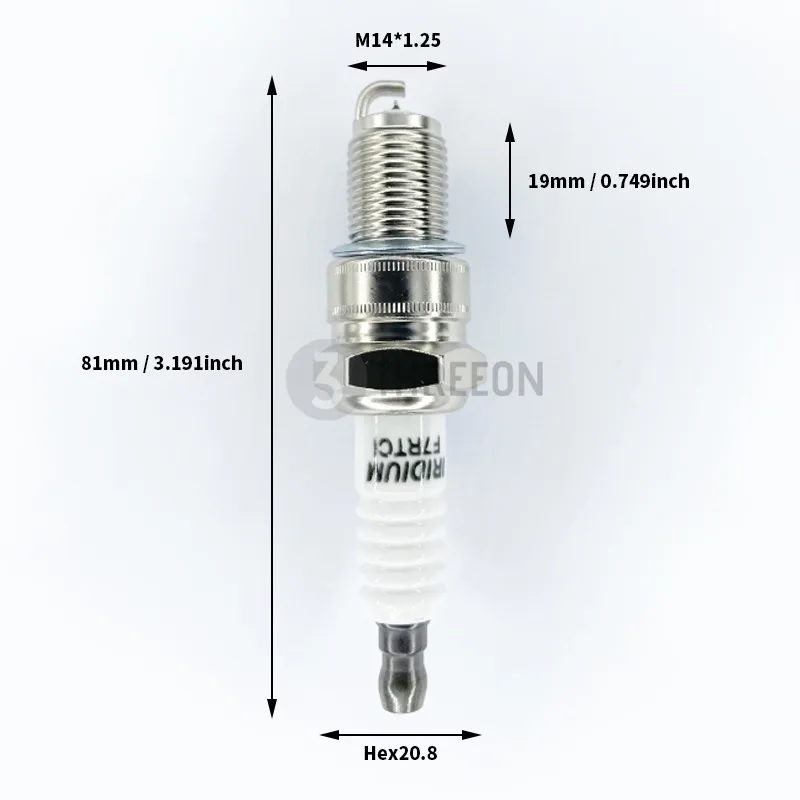 Фото Иридиевая свеча зажигания TOSP3002 22401-50V16 для NISSAN Silvia, Vanette, 200SX, Navara 2.0, Pick-up 2.2, Laurel, Pathfinder 2.4, Patrol 2.8 №3