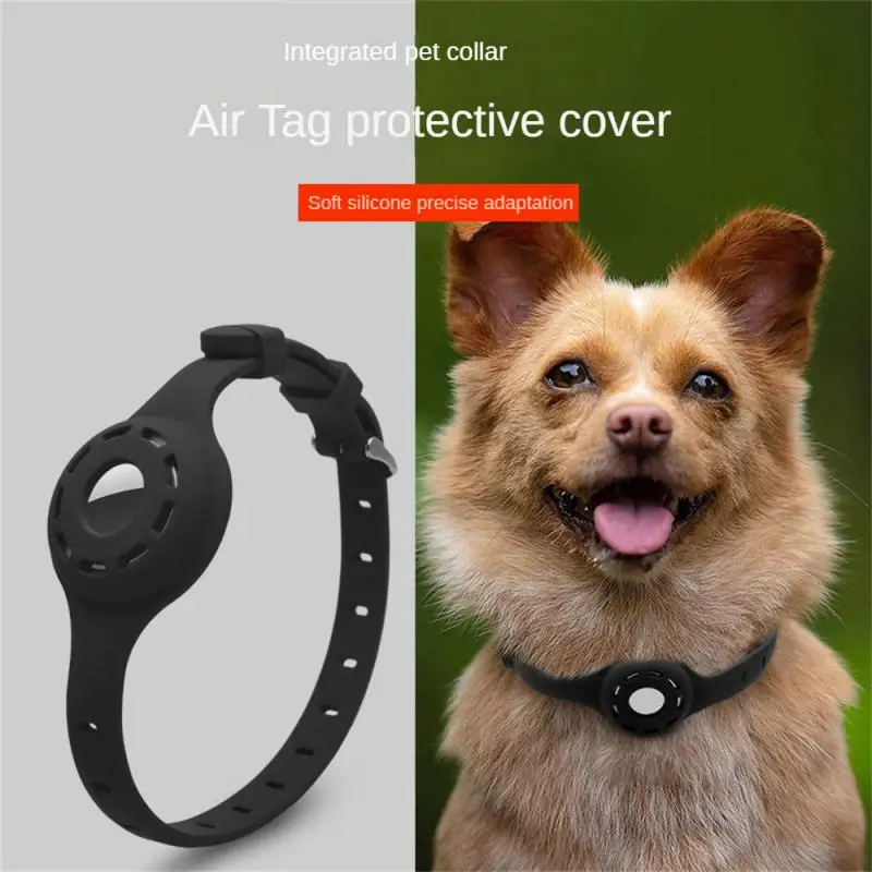 

New Silicone Anti-Lost Pet Cat Collar For The Apple Airtag Protective Tracker Anti Lost Positioning Collar Adjustable Pet Collar