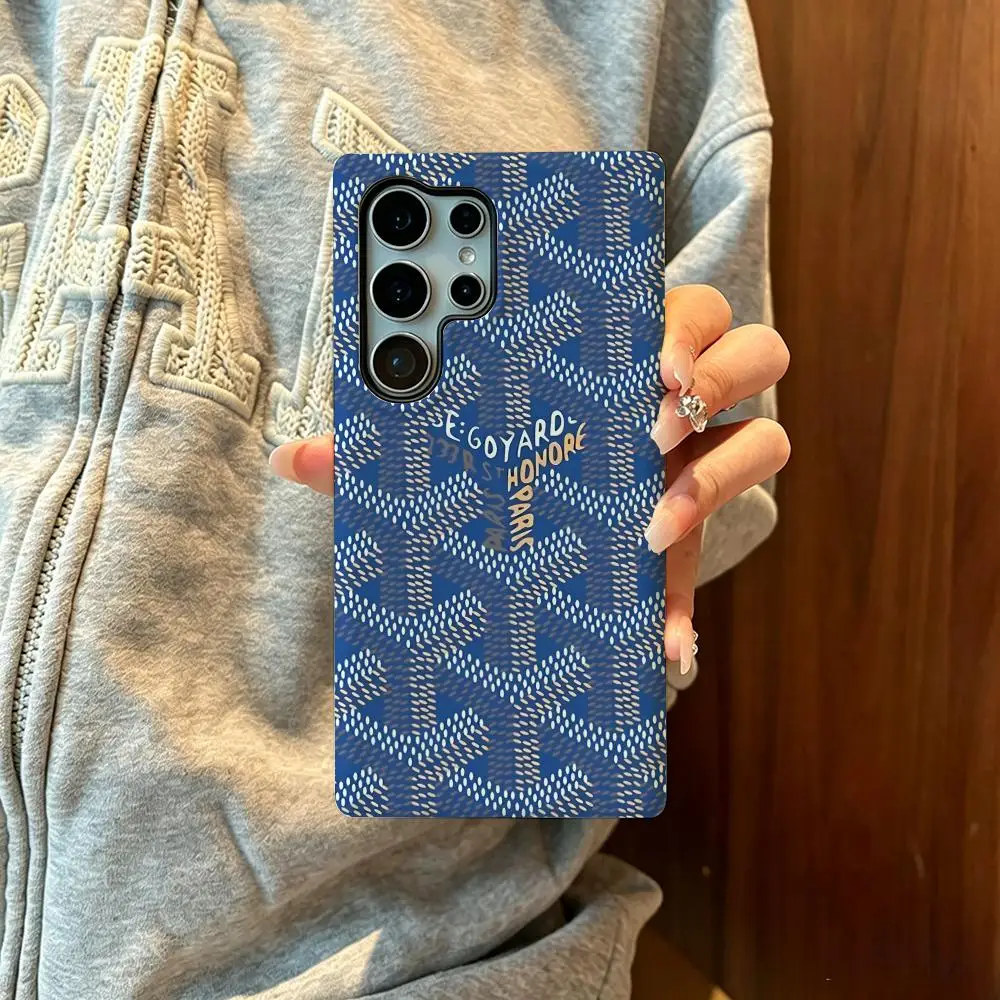 Фото Роскошный чехол для телефона с крутым дизайном для Samsung Galaxy S25 S24 S23 S22 S21 Plus Ultra, 2-в-1, глянцевый корпус. №5