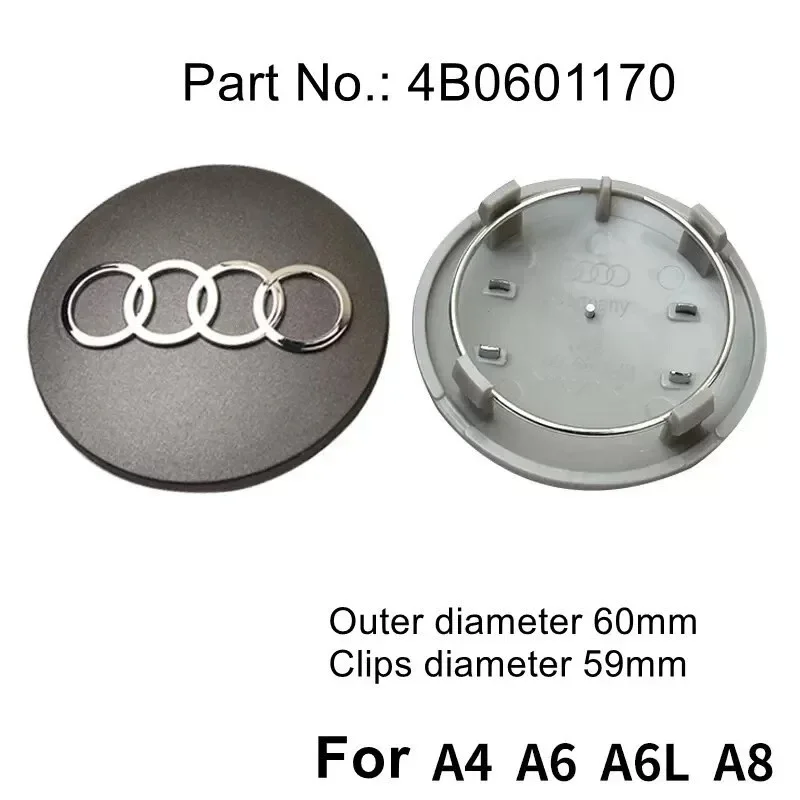 

4 шт. крышки ступицы колес 60 мм 61 мм 68 мм 69 мм для AUDI A3 A4 A5 A6 A7 A8 S4 Q7 Q3 автомобильный Стайлинг значок автоаксессуары