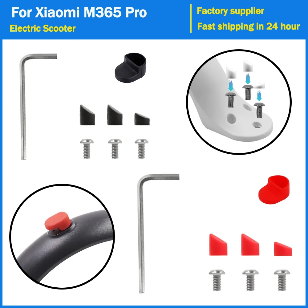 Крыло винты заднее крыло для шин крючок резиновая крышка Xiaomi Mijia M365 Pro 1S M187