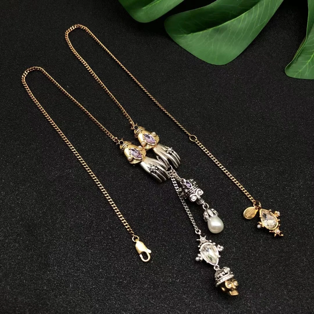 

European and American popular new retro necklace