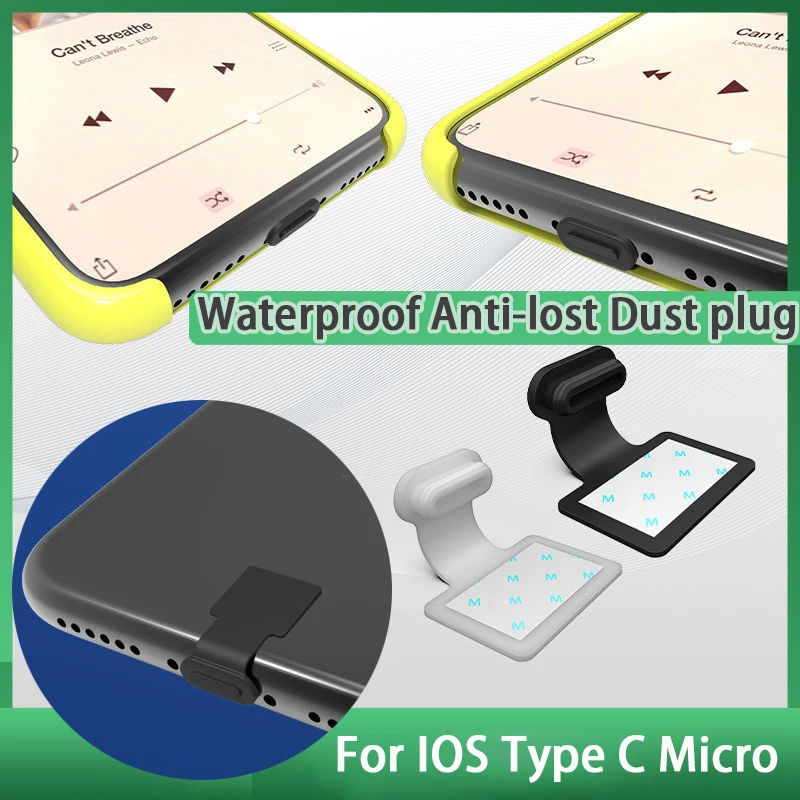 Новинка водонепроницаемый силиконовый штекер для Apple Android Type C IOS Micro USB |