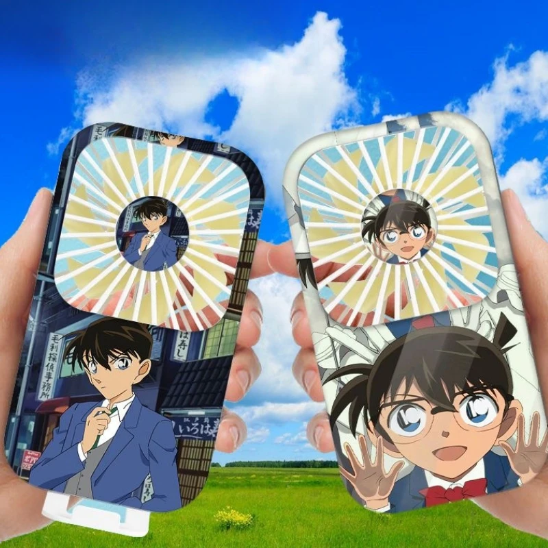 13x7 см аниме Детектив Конан Usb вентилятор мультфильм портативный Перезаряжаемый