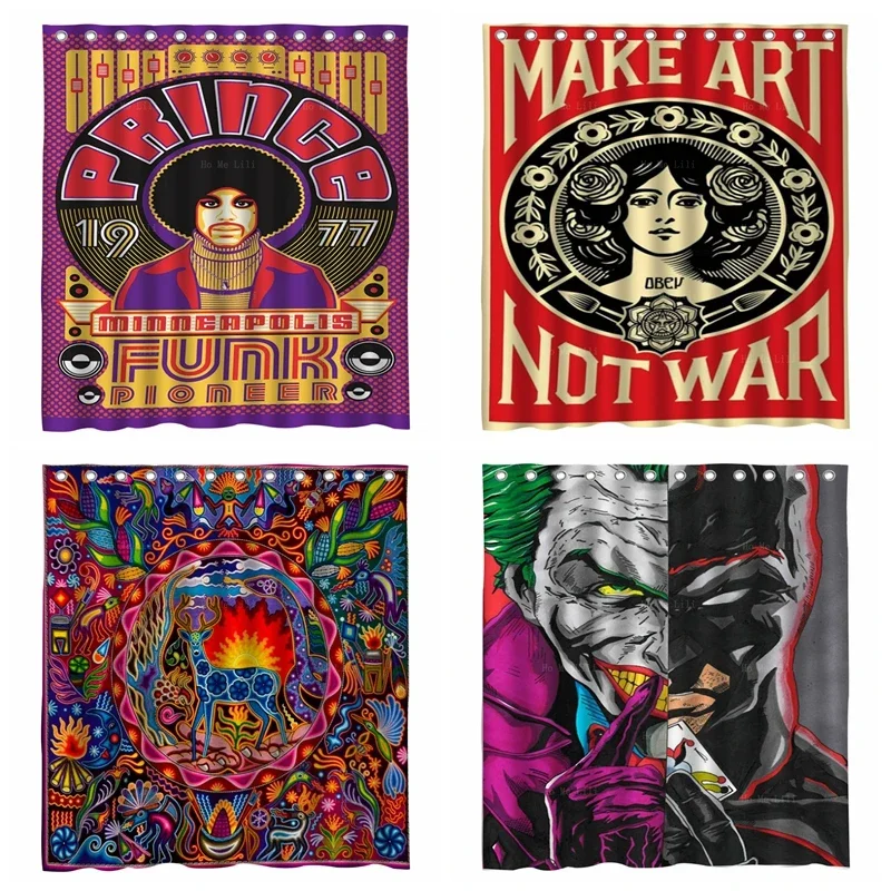 Мексиканское юго-западное искусство Джокер Thesaint Anti War Mantr Make Art Not Poster Prince