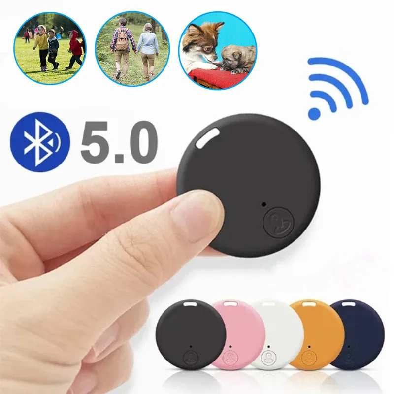 Liwhealth Mini GPS Bluetooth Anti Lost Tracker Air Tag For Car Key Children Kids Finder Tag For Apple Android Phone GPS Alarm