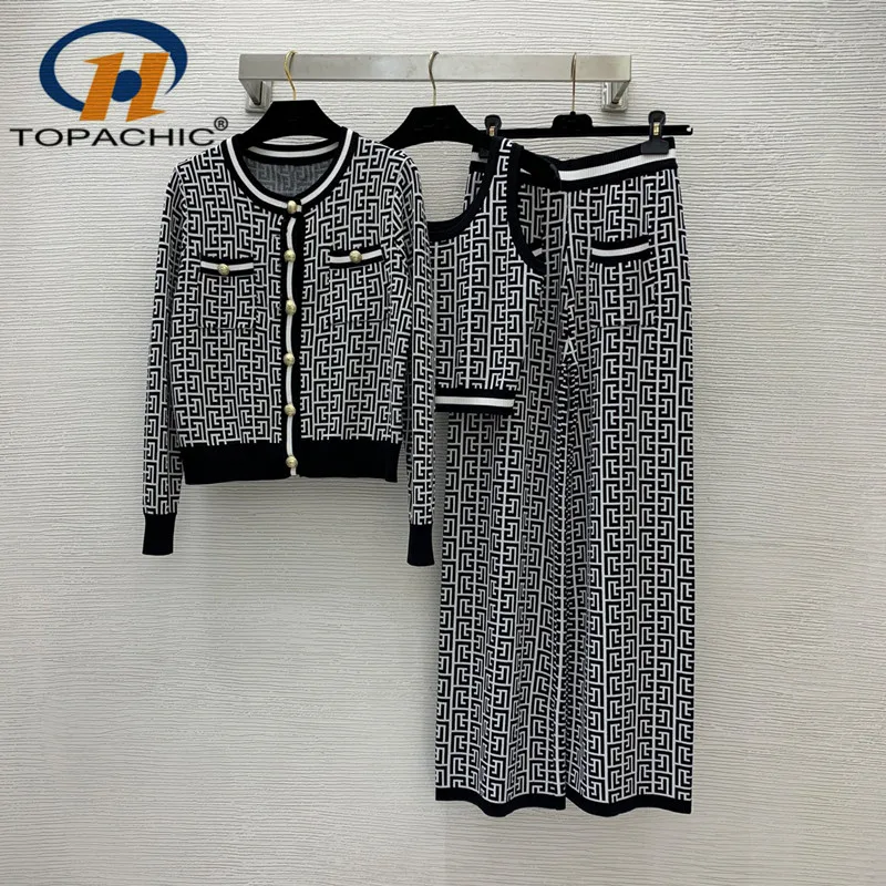 

Трикотажный кардиган с круглым вырезом, жилет без рукавов или широкие брюки с эластичным поясом