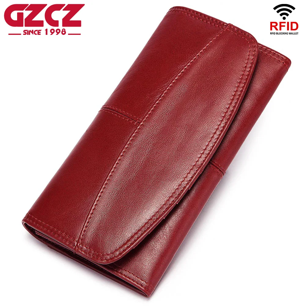 

Long Women's Wallet Female Purses Tassel Coin Purse Card Holder Wallets Female Leather Clutch Money Bag Genuine Leather Wallet