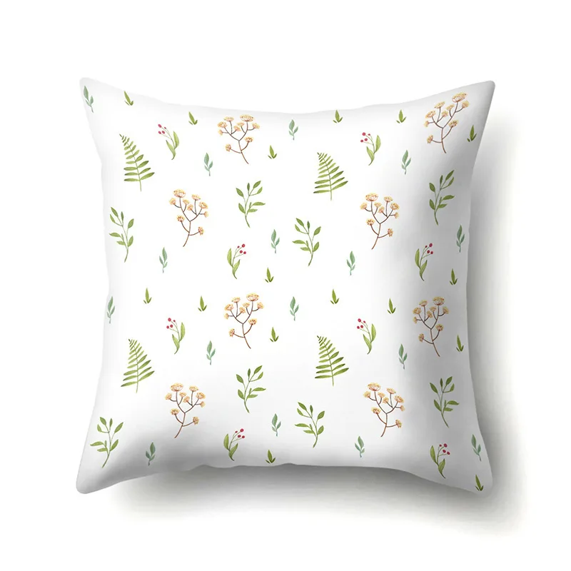 

Geometric pattern polyester single sided pillow cover, home sofa cushion cover, living room bedroom cushion cover