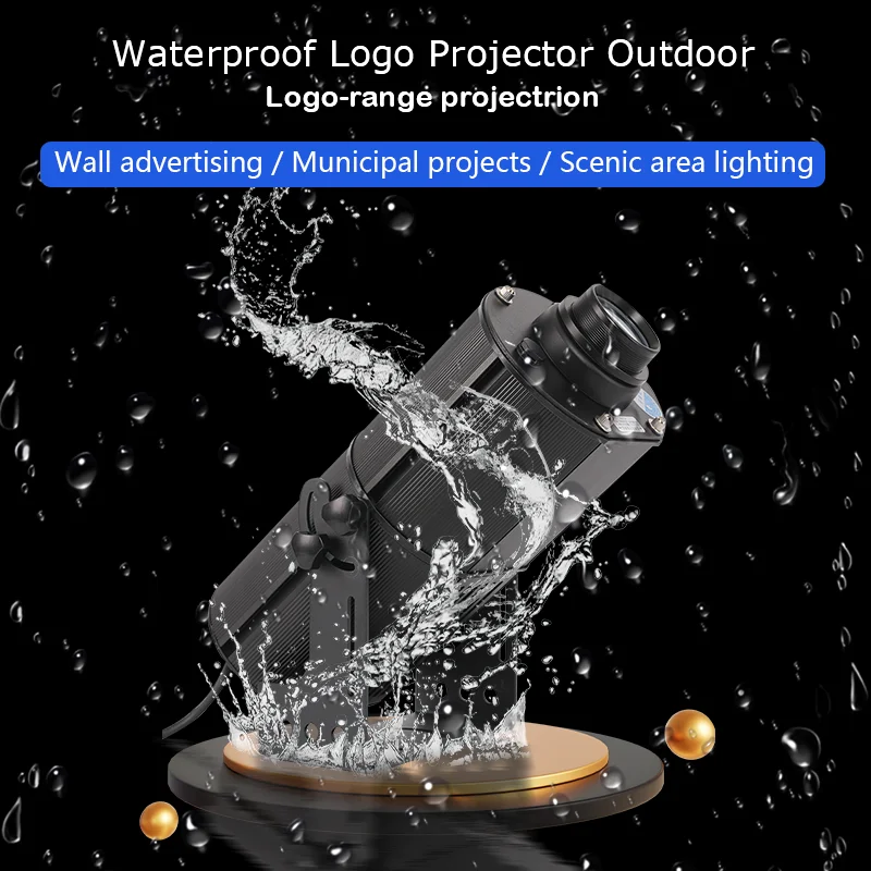 Лазерный проектор Gobo 150 Вт с индивидуальным текстом и изображением логотипа