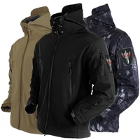outdoor special forces soft shell jacket tactical training suit for male army fans windproof and rainproof frock coat