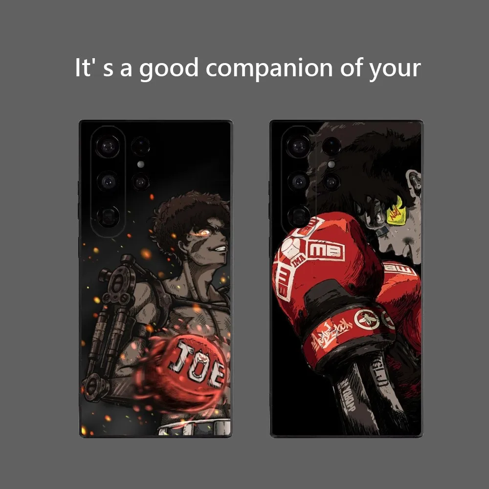 Чехол для телефона Hot Blooded Anime M-Megalo Box Samsung Galaxy S25 Ultra S22 S23 S24 S21 S20 5G Защитный мягкий