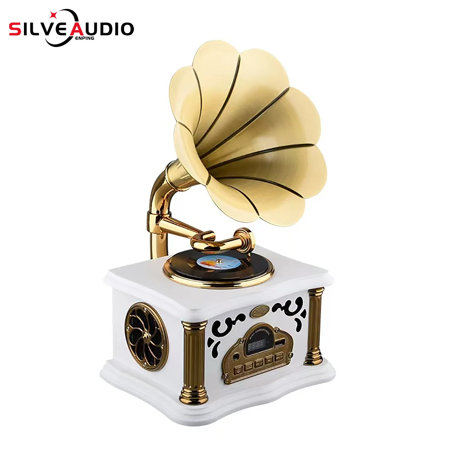 GAS-RD82 виниловый проигрыватель дизайн мини-фонограф ретро Bluetooth-динамик украшение