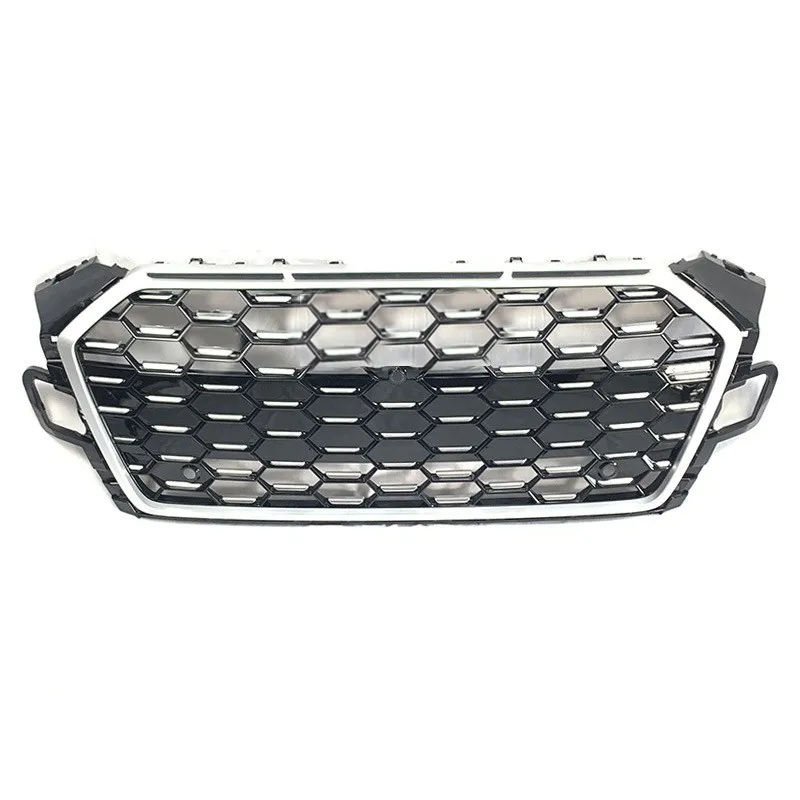 

Honeycomb Front Grille For Audi A5 B9 B10 2021 2022 Upgrade S5 Car Auto Bumper Hood Grill with Emblem