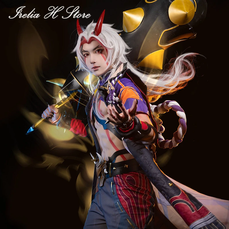 

Irelia H Store Game Genshin Impact Arataki Itto Cosplay Costume Halloween Costumes
