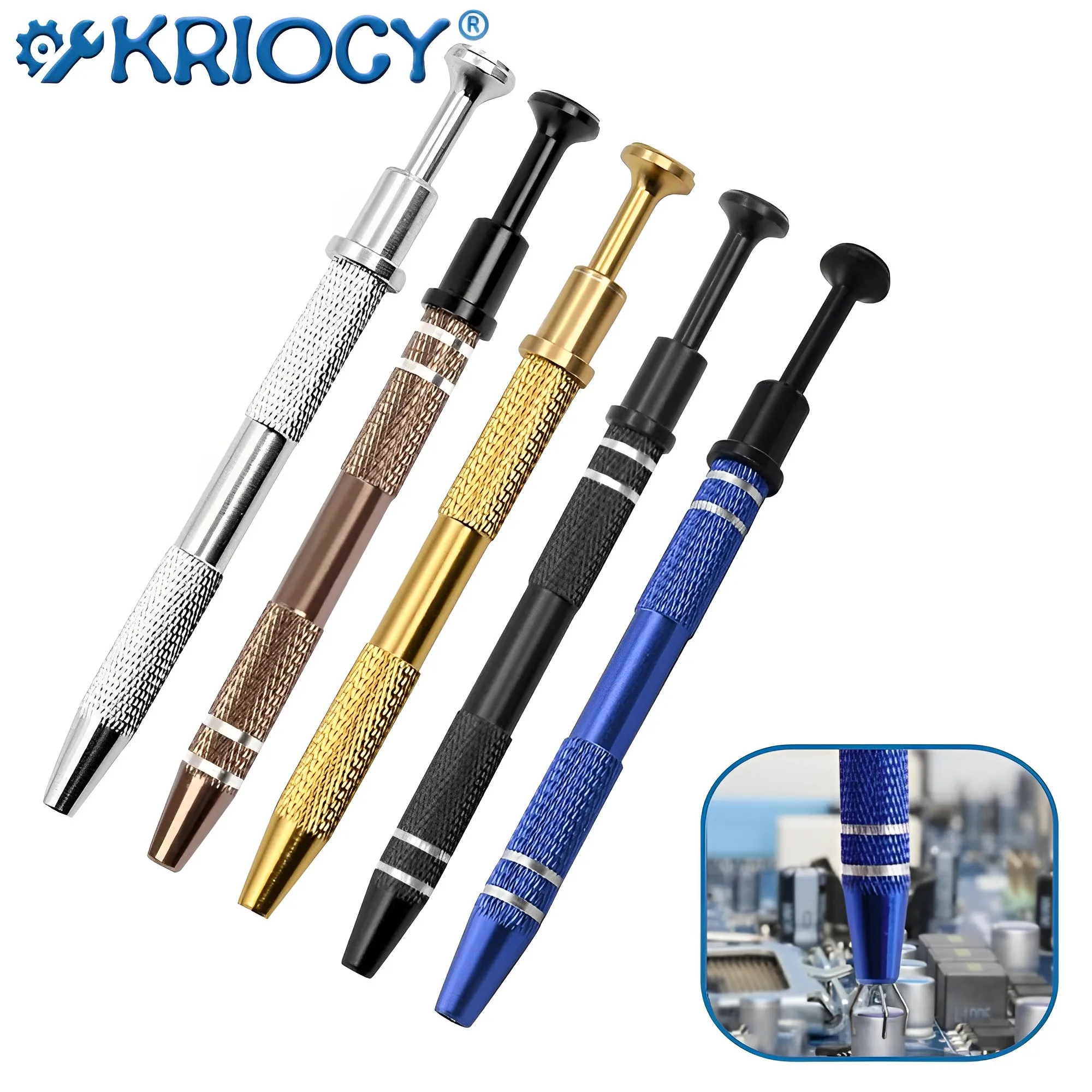 

New Electronic Component Grabber IC Extractor Pickup BGA Chip Picker Patch IC Suck Pen Electronic Repair Tools Metal Four Claw