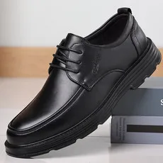 

Handmade Shoes Leather Casual Shoes For Men Flat Platform Walking Shoes Outdoor Footwear Loafers Breathable Sneakers