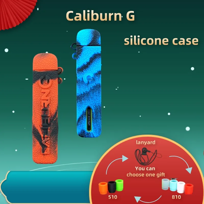 

New Silicone case for Caliburn G protective soft rubber sleeve shield wrap skin shell 10 pcs but no e-cigarette