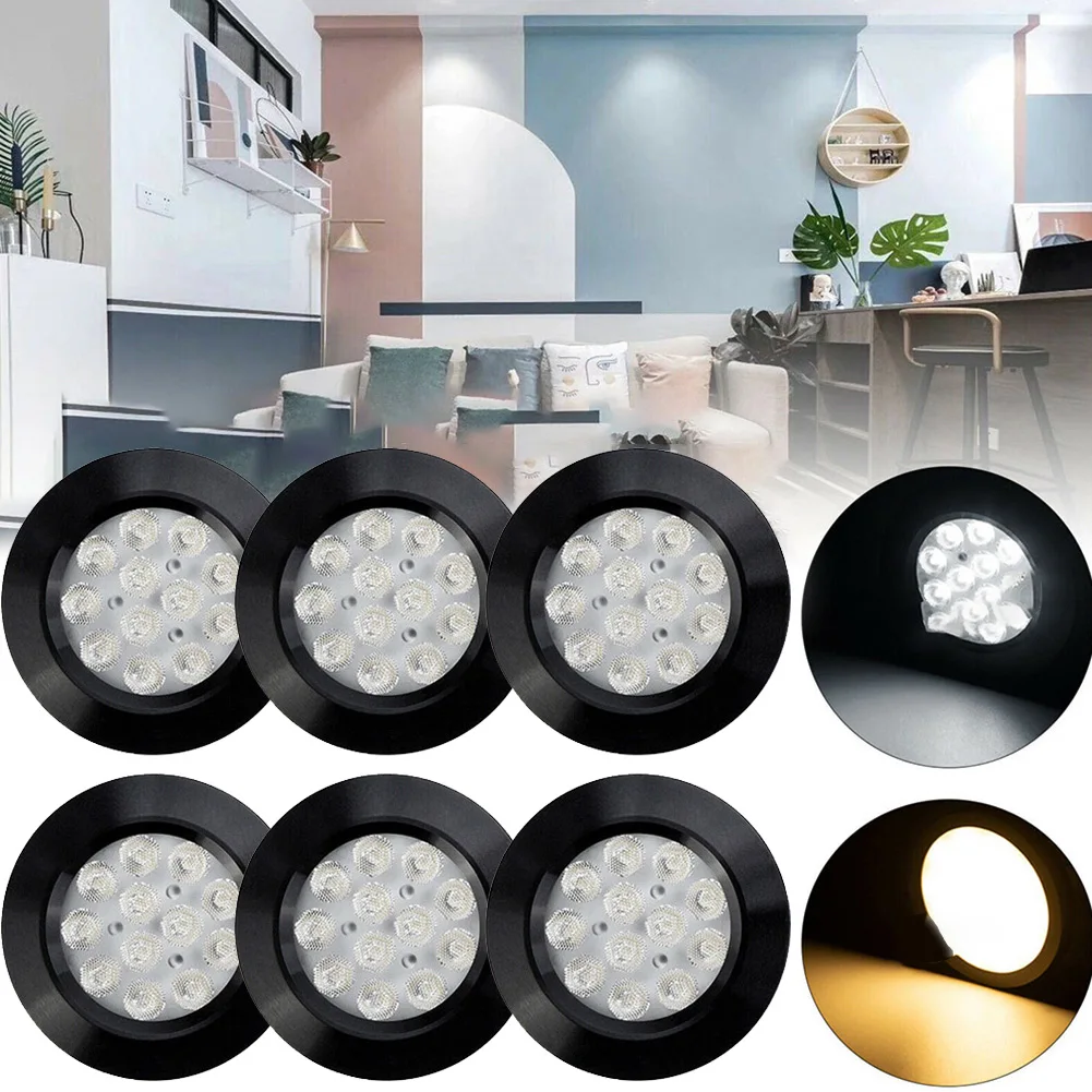

12V 3W 6400K Indoor LED Spotlight For T4 T5 Camper Caravan Boat Downlight Signal Lamp Dome Light White