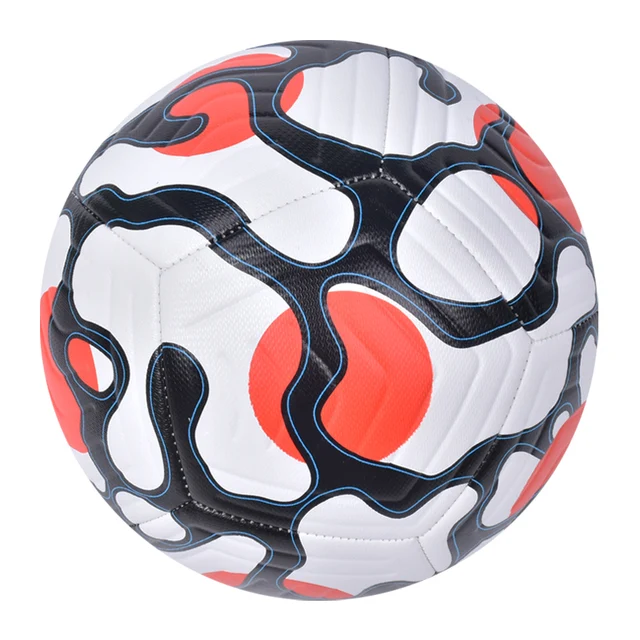 Pattern Soccer Ball Football PU Material, Size 5/4 Machine-Stitched Balls for Goal, Outdoor Football Training, Match League Suitable for Children and Men - Futbol" 1