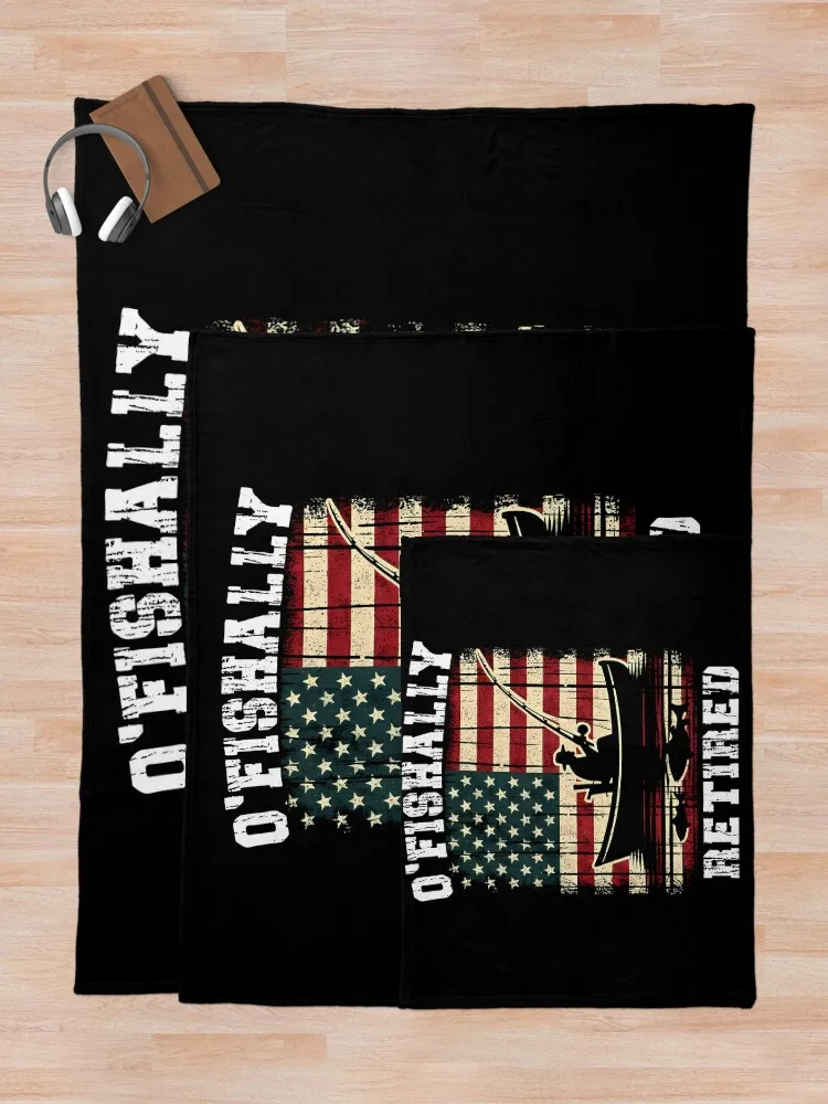 Oɿishally на пенсии Дедушка Забавный папа Рыбак День отца 4 июля Флаг США Подарок