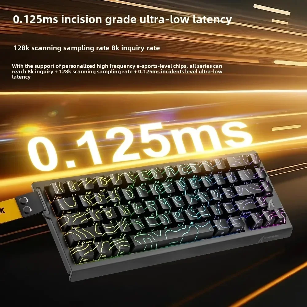 Фото Attack Shark X68HE магнитная ось 8K обратная механическая клавиатура скорость сканирования 128K точность 0,01 мм поддержка веб-привода быстрая реакция №2