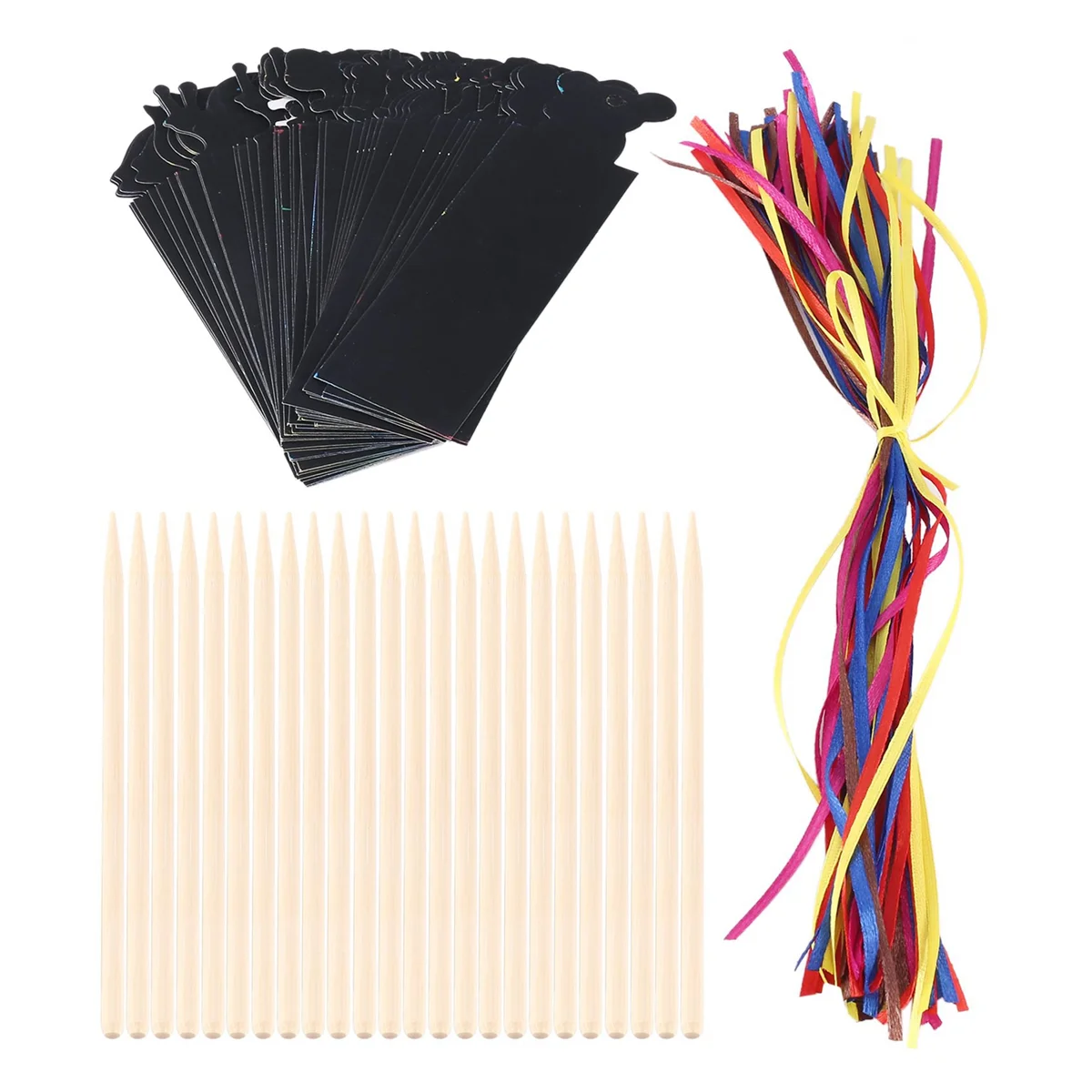 

48 шт., Детские радужные закладки для книг