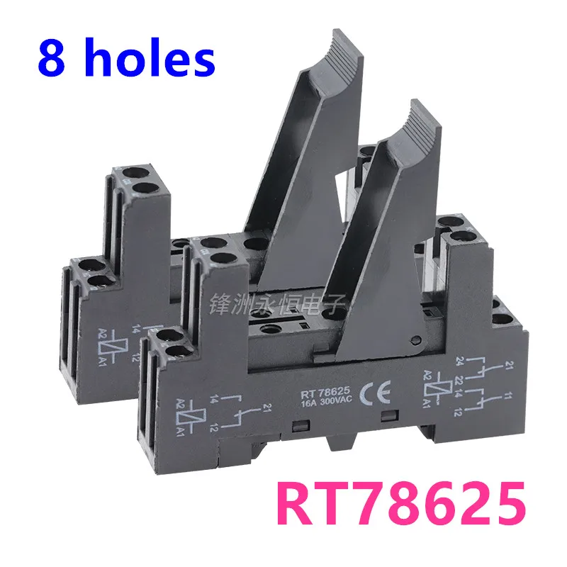 

Основание реле RT78625 14F-2Z-C2 словосочетание G2R-2 JQX-14F-2 HF115F 8 отверстий Розетка