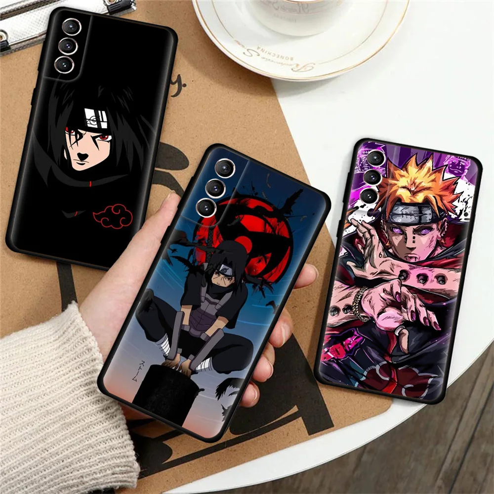

Japan Anime N-Naruto Case For Samsung Galaxy S22 S23 S20 FE S21 Ultra S10 S9 S8 Plus S10e S7 Edge Fashion Soft Phone Cover