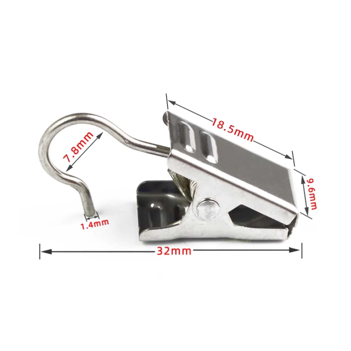 Кольцо-зажим для штор из нержавеющей стали