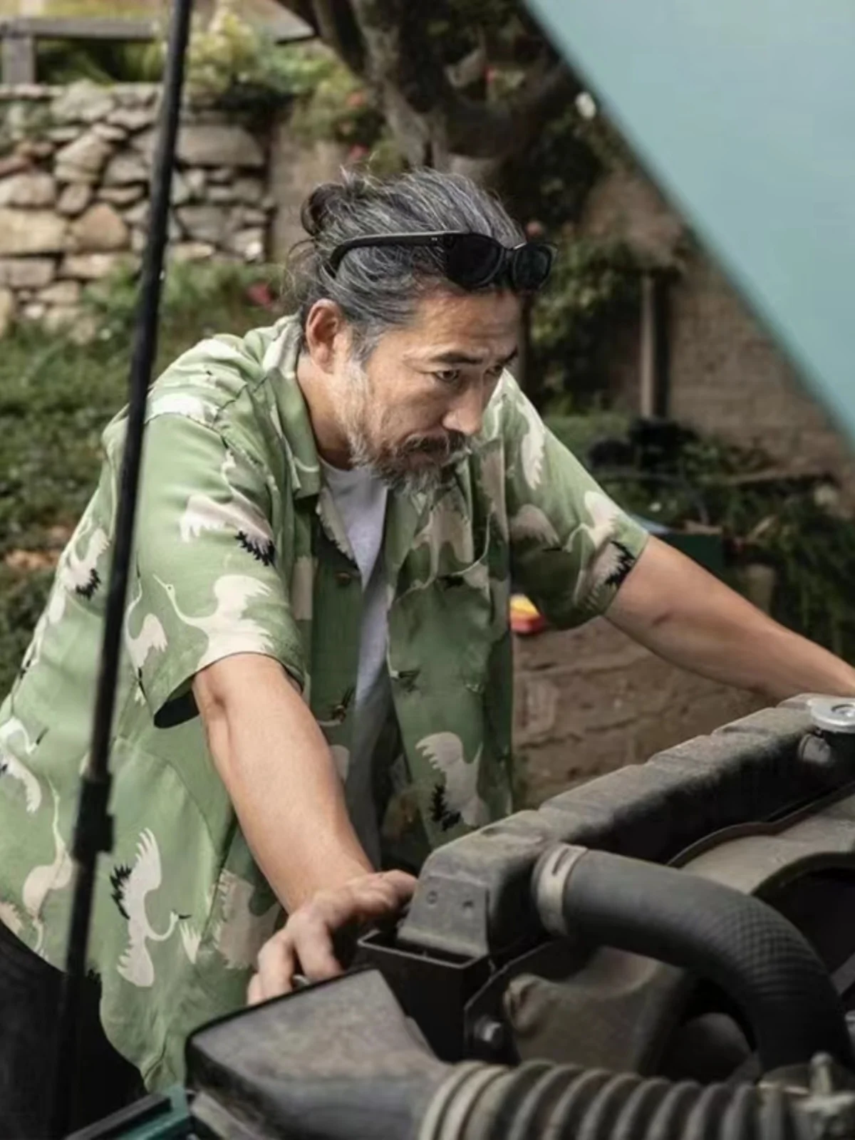 Рубашка VISVIM FIL 23SS CROSBY японская трендовая рубашка Nakamura Crane гавайская с коротким