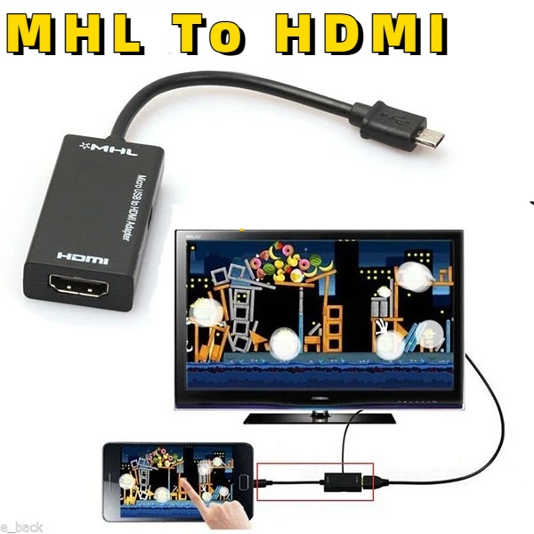 Универсальный адаптер для телефонов Android Mhl Micro Usb 5Pin к Hdmi-кабелю 1080 P Hd Tv адаптер Mhl к Hdmi