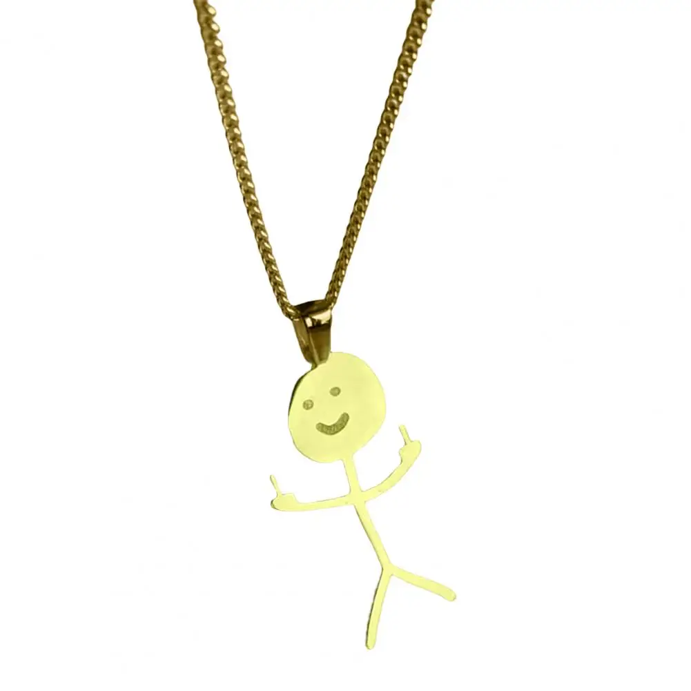

Stylish Sliver/Golden/Rose Golden Lightweight Costume Jewelry Ladies Men Funny Necklace Necklace Jewelry Necklace Jewelry