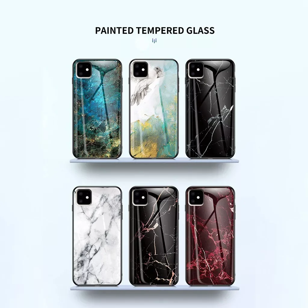 

Marble Print TPU Soft Phone Case For IPhone 11 Case For IPhone 11 Pro 11 Pro Max Glossy Protective Cover Skin Protector 19Sep