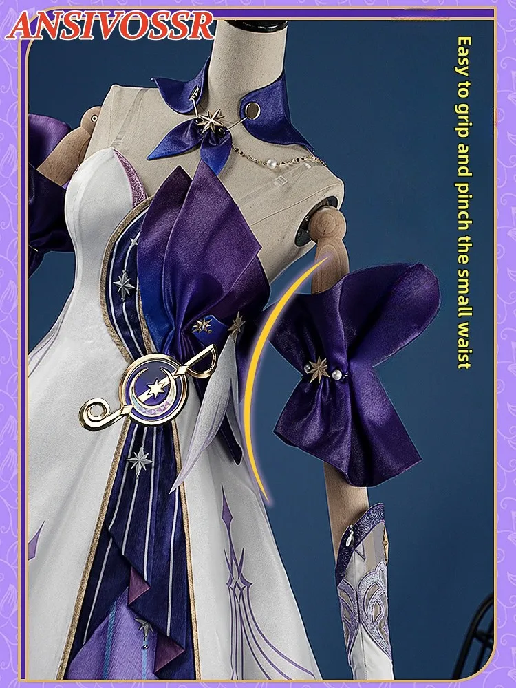 Женский костюм Honkai: Star Rail Cosplay DokiDoki-SR металлические аксессуары для женского