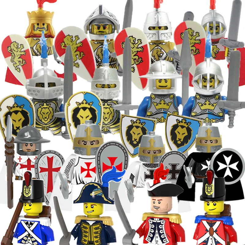 

Военный средневековый конструктор Аниме фигурки солдата игрушки оружие Красный Лев Синий Лев тень рыцарь имперский флот подарки