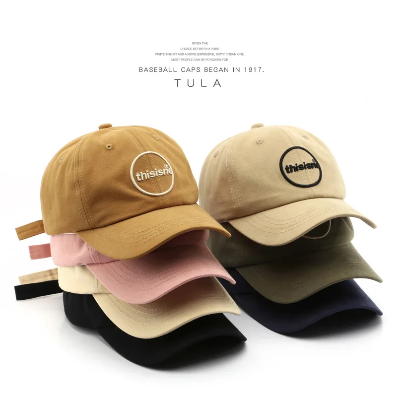 

New Cotton Baseball Cap for Women and Men Casual Hip Hop Snapback Hat Summer Sunscreen Caps Embroidery Dad Hats Unisex gorras