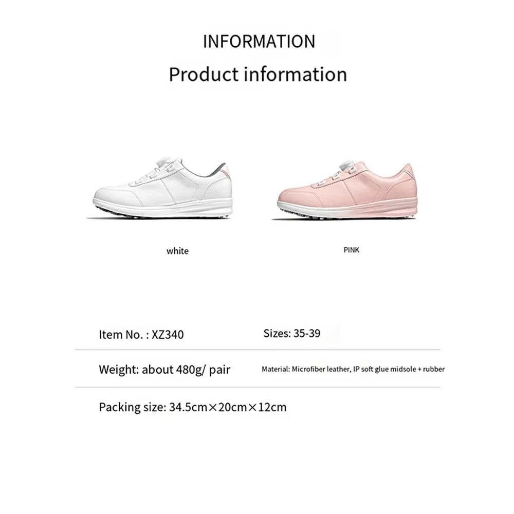 Кроссовки для гольфа PGM женские водонепроницаемые Повседневные Удобные Гольфы