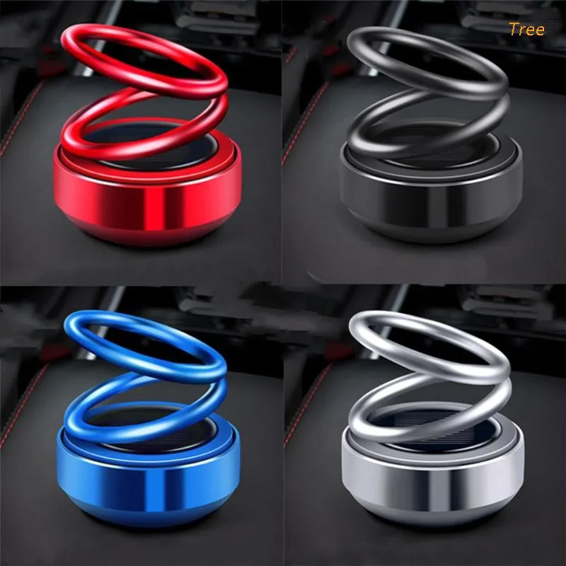 

tree Car Rotating Perfume Solar Powered Air Freshener Creative Automotive Decoration