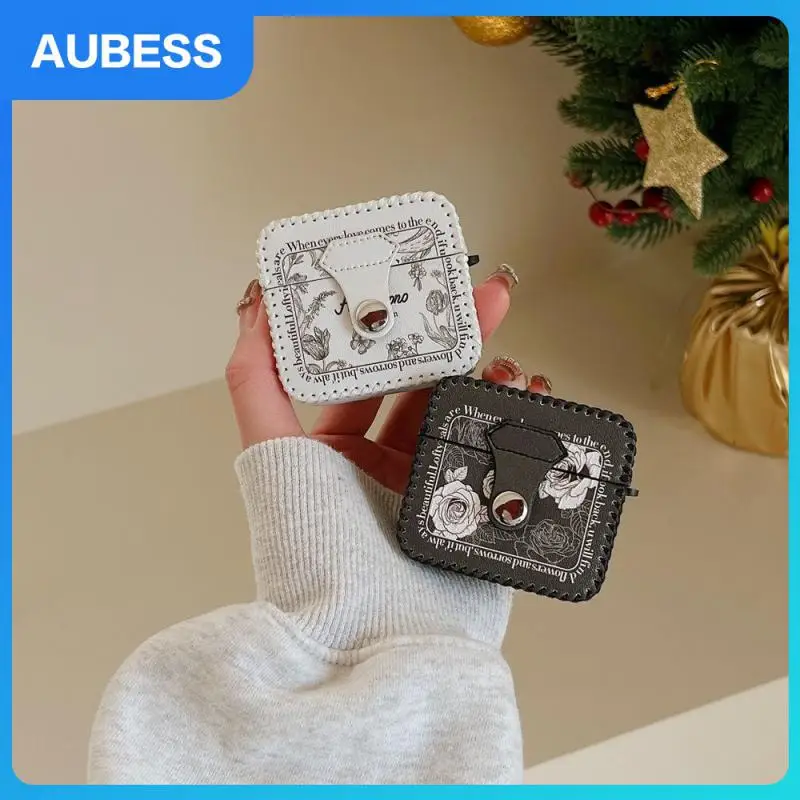 

No Disassembly Required Earphone Sticker Snaps Cartoon Soft Protective Case Relieve Impact Stereo Art Soft Shell Anti-fall