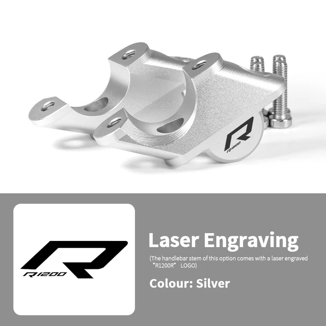 

Подъемник руля для BMW R1200R LC 2015-2019 для R1250R LC 2019-2025, аксессуары для мотоциклов R 1200 1250 R, удлиненный зажим руля