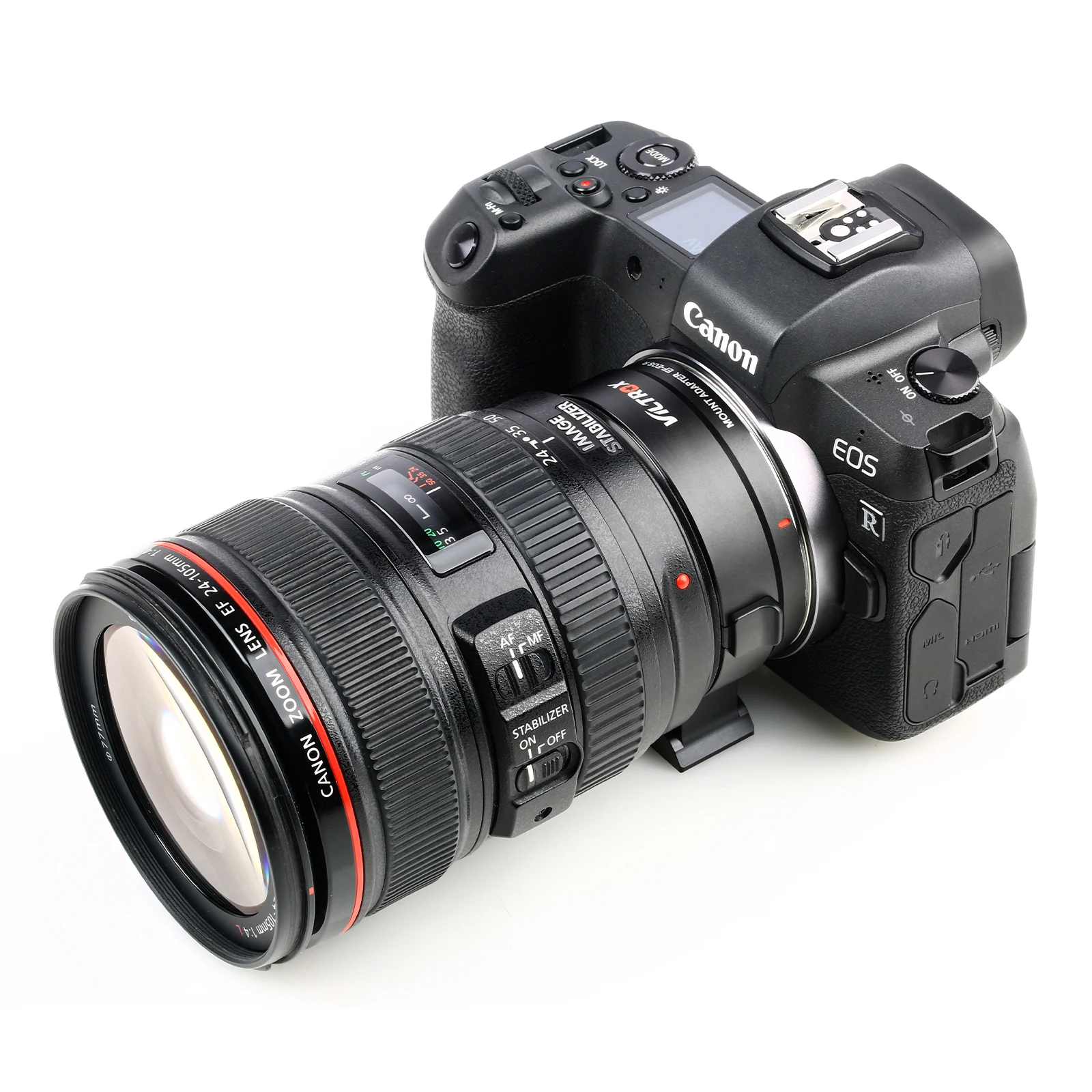 Кольцо-адаптер VILTROX для объектива Canon EF с R-образным креплением автофокусом полной