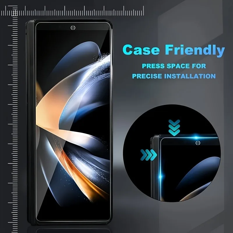 Фото 2 шт. Защитная пленка для экрана Samsung Z Fold 7 6 5 4 Ультрапрозрачное закаленное стекло Защитная пленка для экрана Samsung Z Fold 7 6 5 4 Glass №2