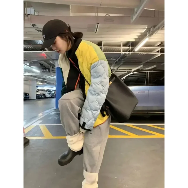 Парка женская модная уличная стильная