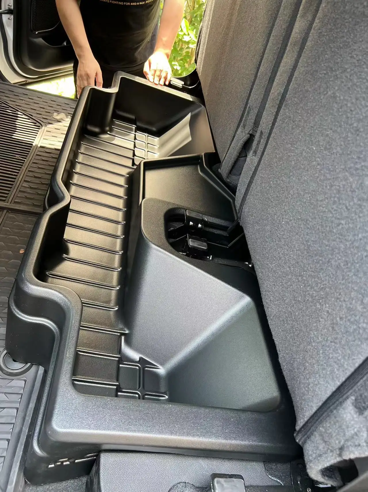 Ящик для хранения заднего нижнего белья JHO 4-дверный органайзер пикапа аксессуары