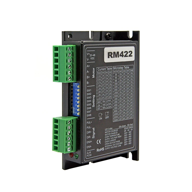 

Lunyee DM415D 2phase hybrid stepper driver for 0.2-1.5A motor
