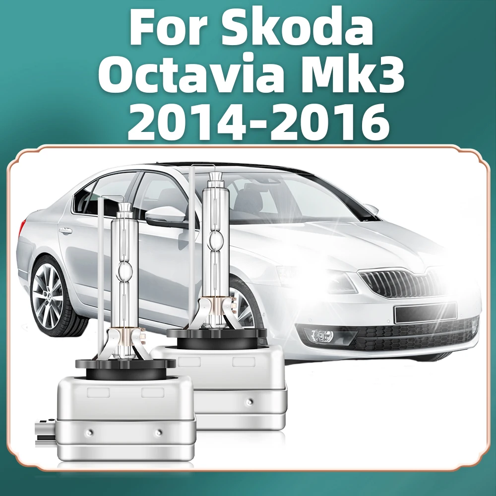 Для Skoda Octavia Mk3 2014 2015 2016 HID ксеноновые лампы 6000K D3S 8000K 12000K Автомобильная фара 35 Вт 12 В