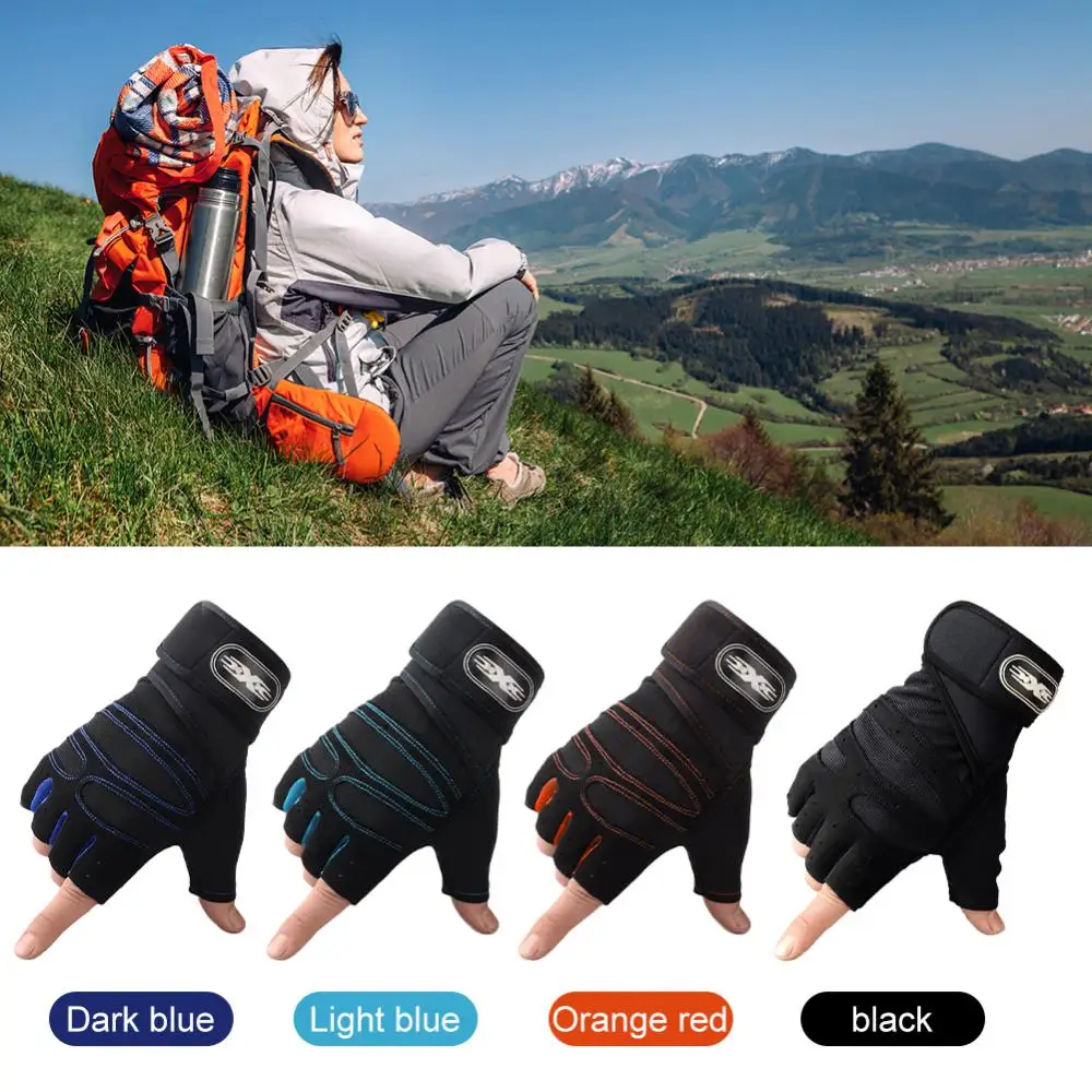 

Перчатки унисекс на полпальца, спортивные тактические митенки в стиле милитари, для велоспорта, фитнеса, противоскользящие дышащие велосипедные перчатки, 2 шт.