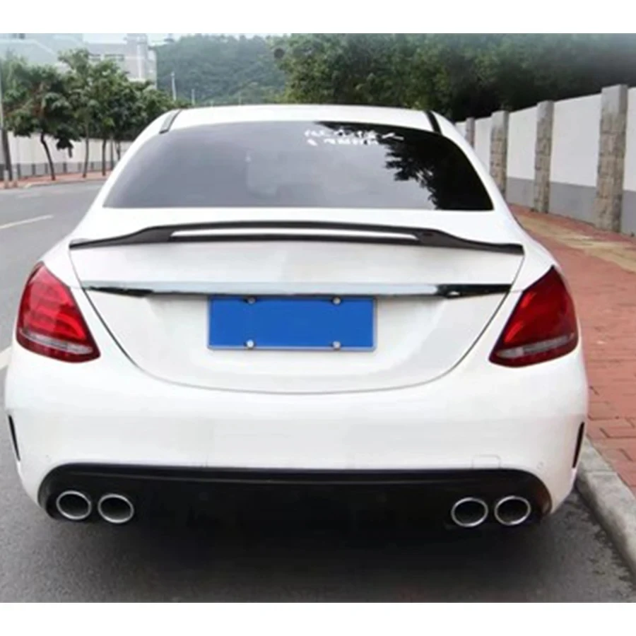 Для Mercedes Benz CLS Class W218 CLS300 Хвостовые плавники из углеродного волокна Задний спойлер