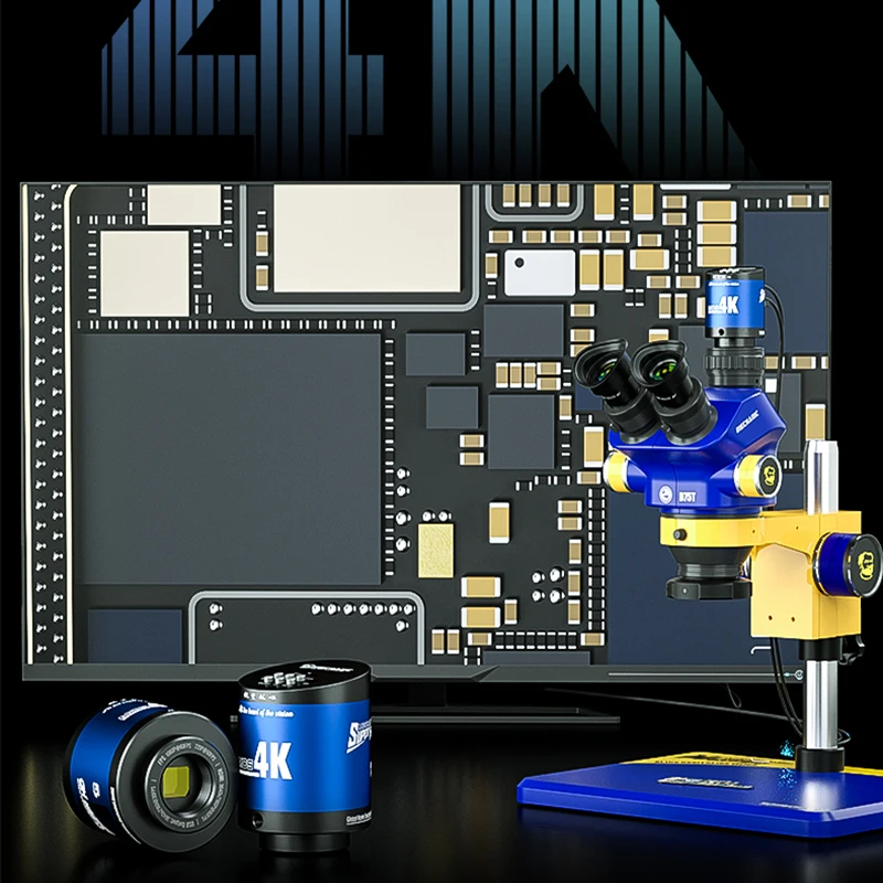 Фото Микроскопная камера MECHANIC MOS 4K/4K Pro/ MOS 500/510 55 МП 51 МП с HDMI и Type-C для ремонта мобильных телефонов и пайки печатных плат. №3